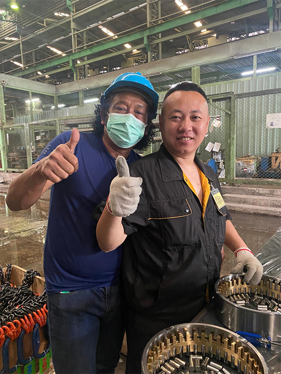 ESG Bearing Technical Team Visits Customers in Thailand